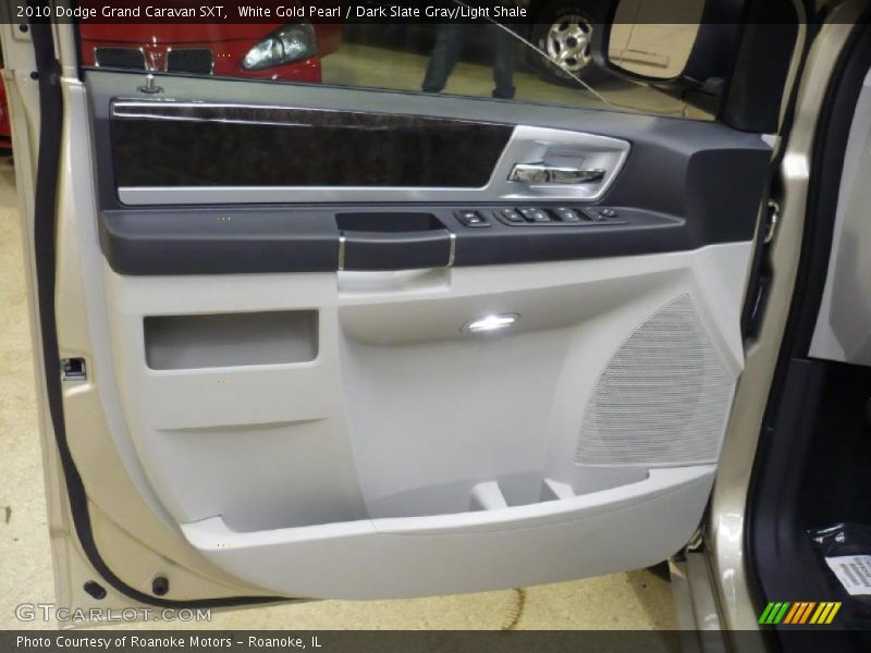 White Gold Pearl / Dark Slate Gray/Light Shale 2010 Dodge Grand Caravan SXT