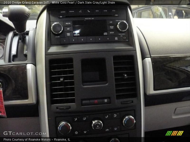 White Gold Pearl / Dark Slate Gray/Light Shale 2010 Dodge Grand Caravan SXT