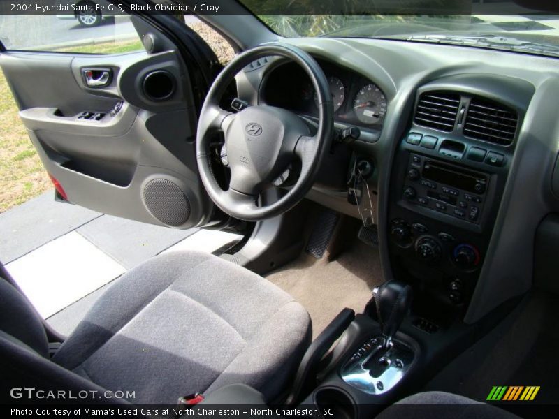 Black Obsidian / Gray 2004 Hyundai Santa Fe GLS