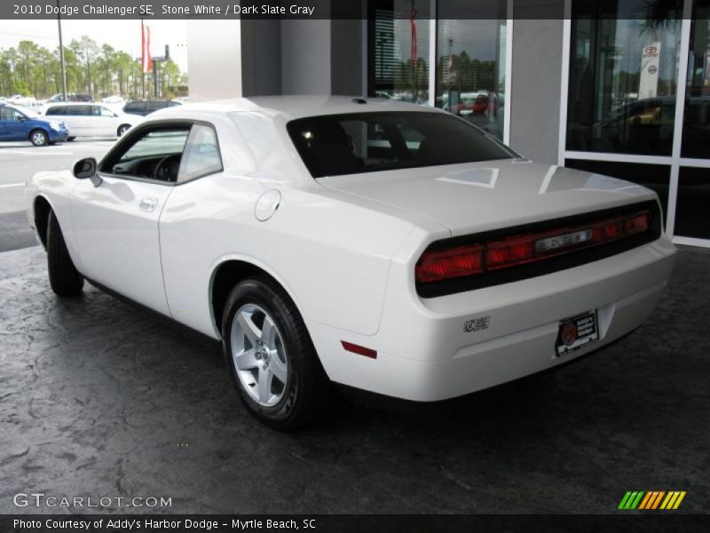 Stone White / Dark Slate Gray 2010 Dodge Challenger SE