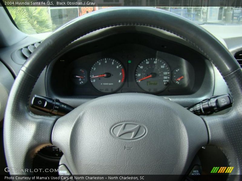 Black Obsidian / Gray 2004 Hyundai Santa Fe GLS