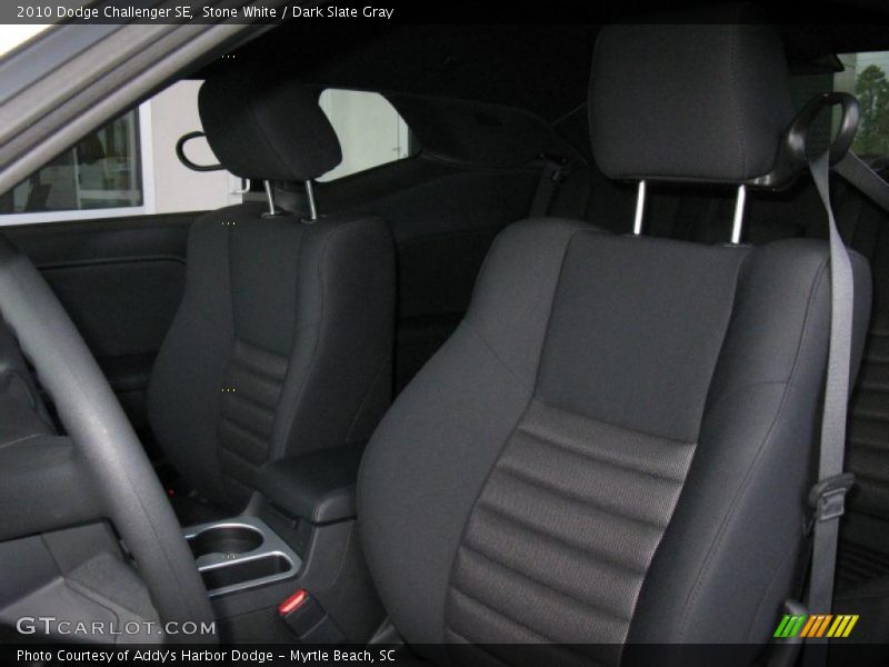 Stone White / Dark Slate Gray 2010 Dodge Challenger SE