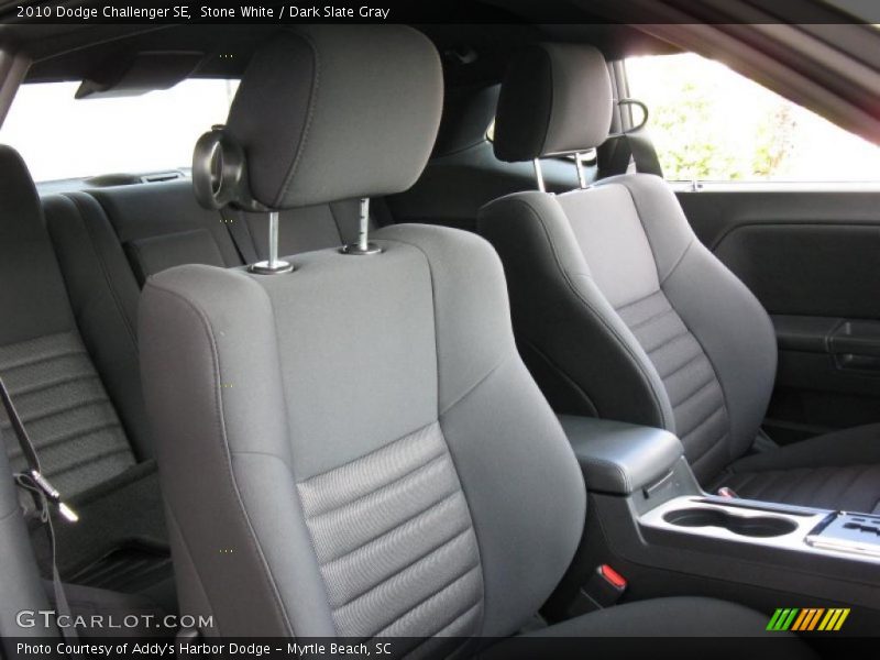 Stone White / Dark Slate Gray 2010 Dodge Challenger SE