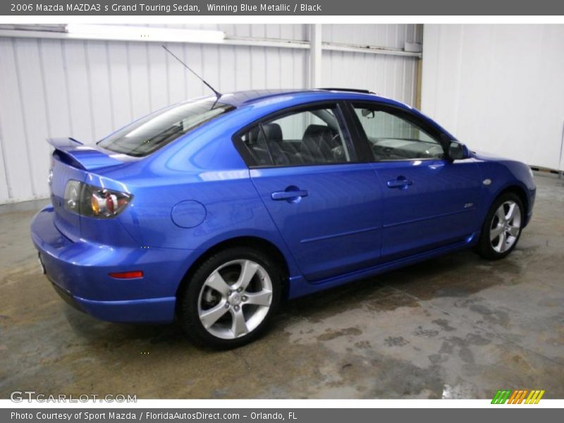Winning Blue Metallic / Black 2006 Mazda MAZDA3 s Grand Touring Sedan