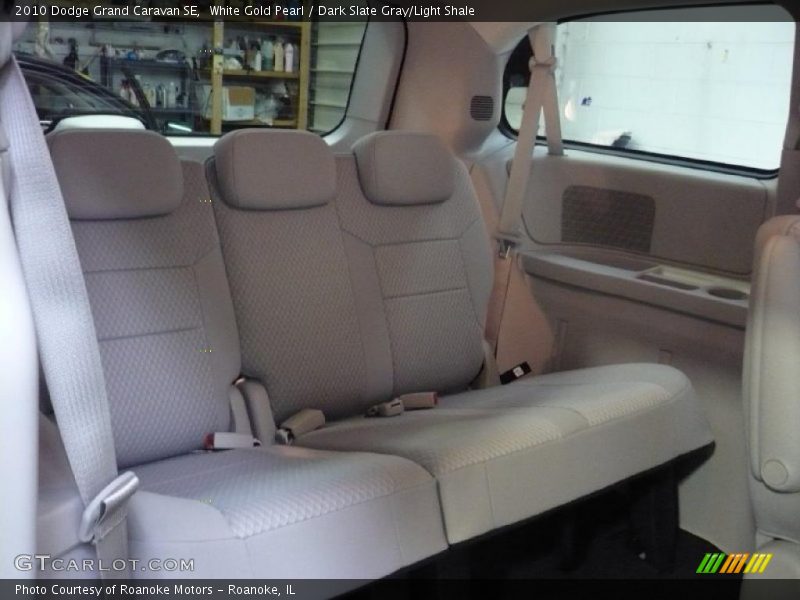 White Gold Pearl / Dark Slate Gray/Light Shale 2010 Dodge Grand Caravan SE
