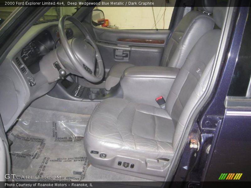 Deep Wedgewood Blue Metallic / Dark Graphite 2000 Ford Explorer Limited 4x4