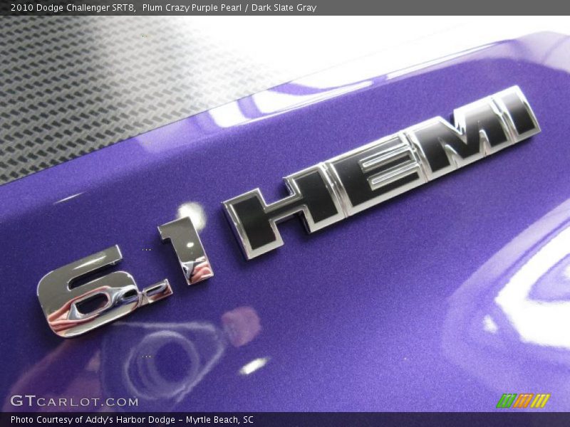 Plum Crazy Purple Pearl / Dark Slate Gray 2010 Dodge Challenger SRT8
