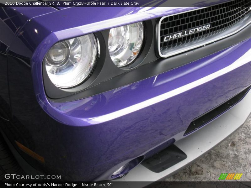 Plum Crazy Purple Pearl / Dark Slate Gray 2010 Dodge Challenger SRT8