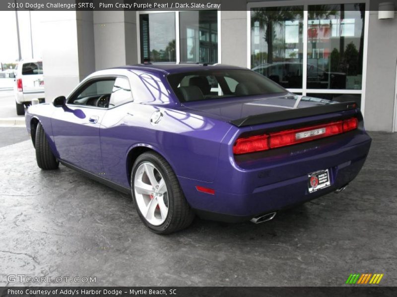 Plum Crazy Purple Pearl / Dark Slate Gray 2010 Dodge Challenger SRT8