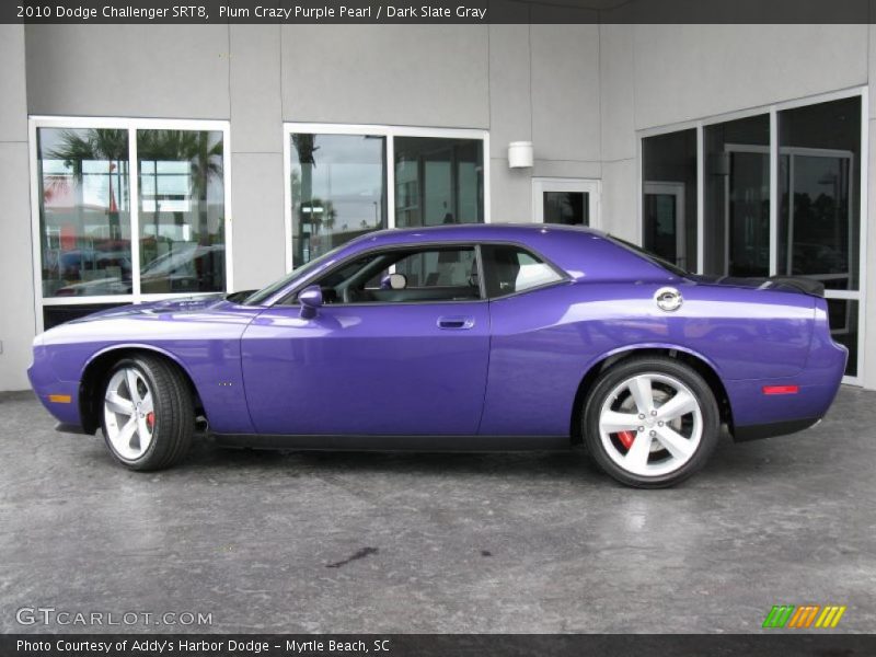 Plum Crazy Purple Pearl / Dark Slate Gray 2010 Dodge Challenger SRT8