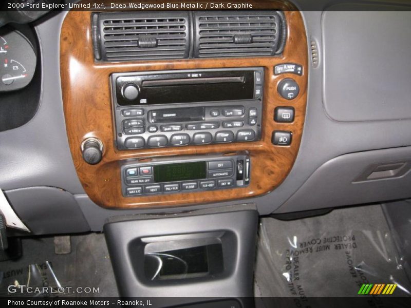 Deep Wedgewood Blue Metallic / Dark Graphite 2000 Ford Explorer Limited 4x4