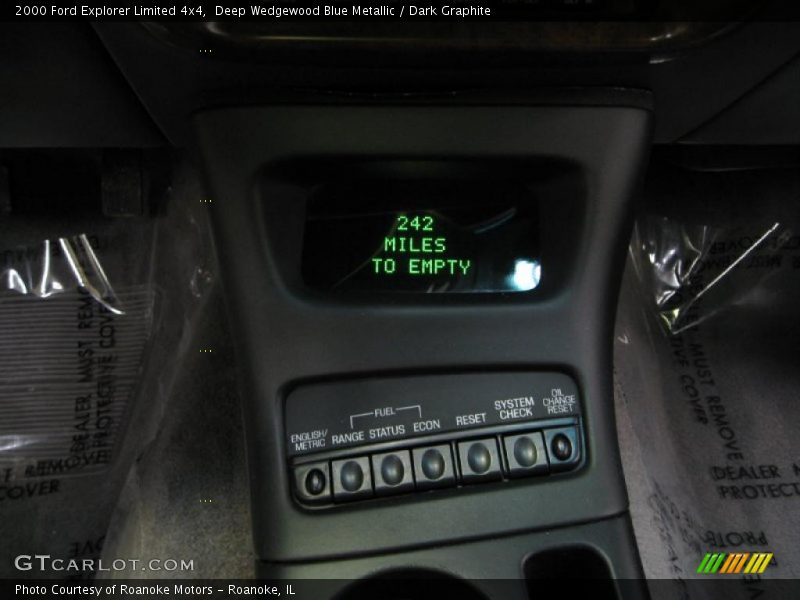 Deep Wedgewood Blue Metallic / Dark Graphite 2000 Ford Explorer Limited 4x4