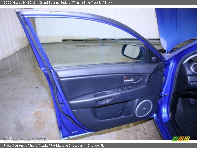 Winning Blue Metallic / Black 2006 Mazda MAZDA3 s Grand Touring Sedan