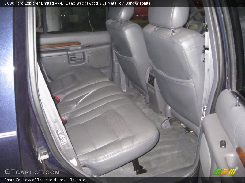 Deep Wedgewood Blue Metallic / Dark Graphite 2000 Ford Explorer Limited 4x4