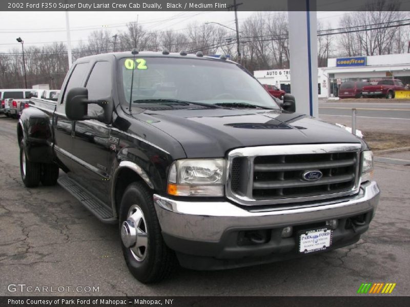 Black / Medium Flint 2002 Ford F350 Super Duty Lariat Crew Cab Dually