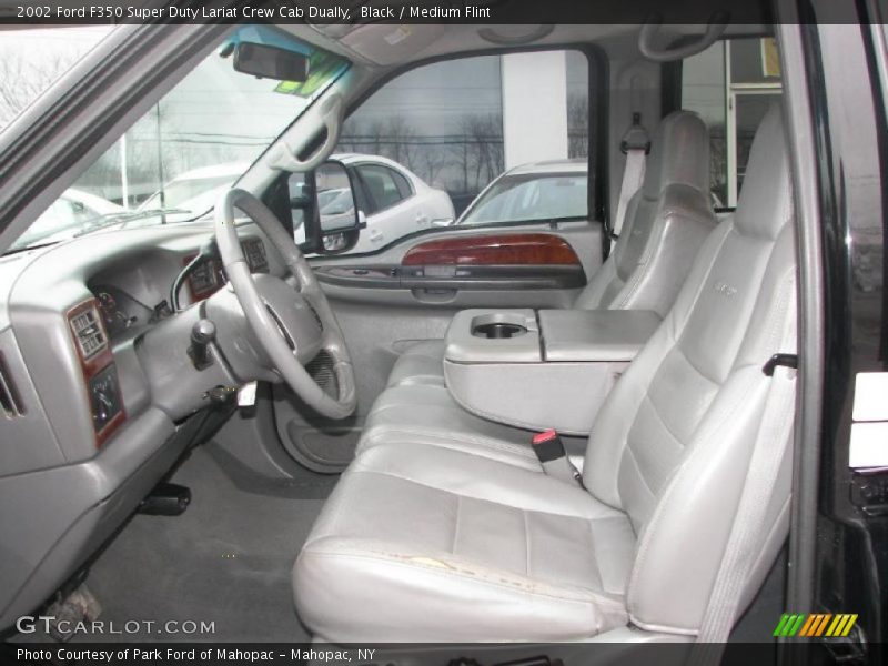 Black / Medium Flint 2002 Ford F350 Super Duty Lariat Crew Cab Dually
