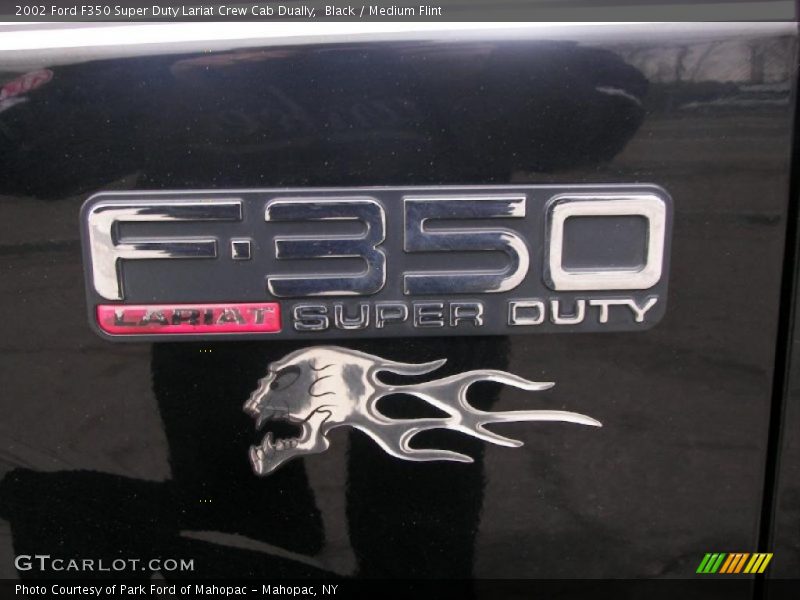 Black / Medium Flint 2002 Ford F350 Super Duty Lariat Crew Cab Dually