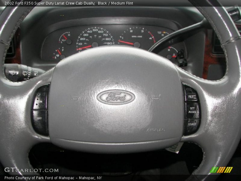 Black / Medium Flint 2002 Ford F350 Super Duty Lariat Crew Cab Dually
