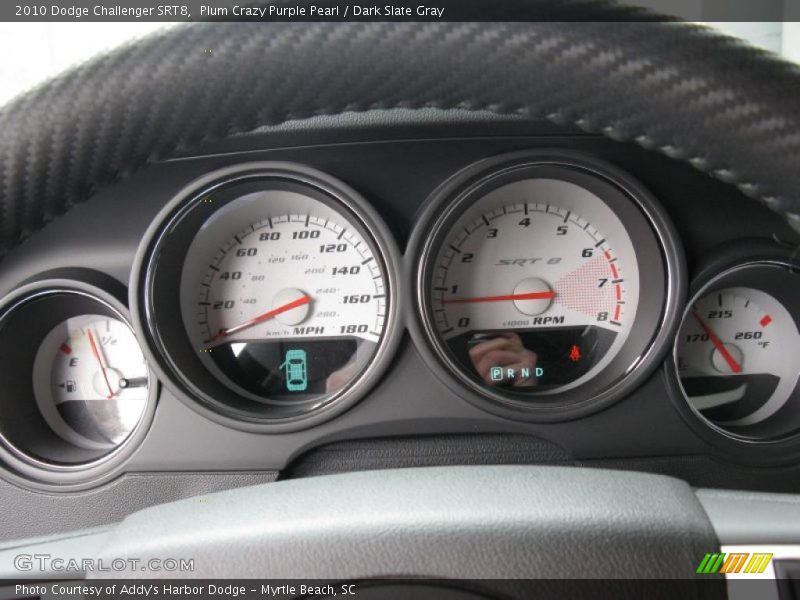 Plum Crazy Purple Pearl / Dark Slate Gray 2010 Dodge Challenger SRT8