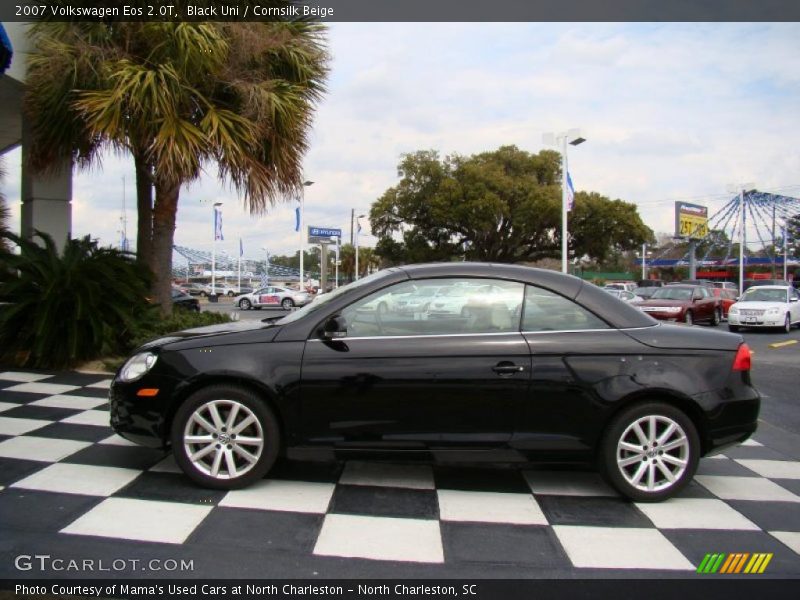 Black Uni / Cornsilk Beige 2007 Volkswagen Eos 2.0T