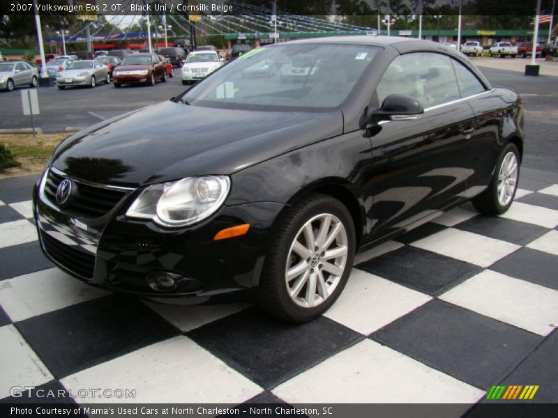 Black Uni / Cornsilk Beige 2007 Volkswagen Eos 2.0T