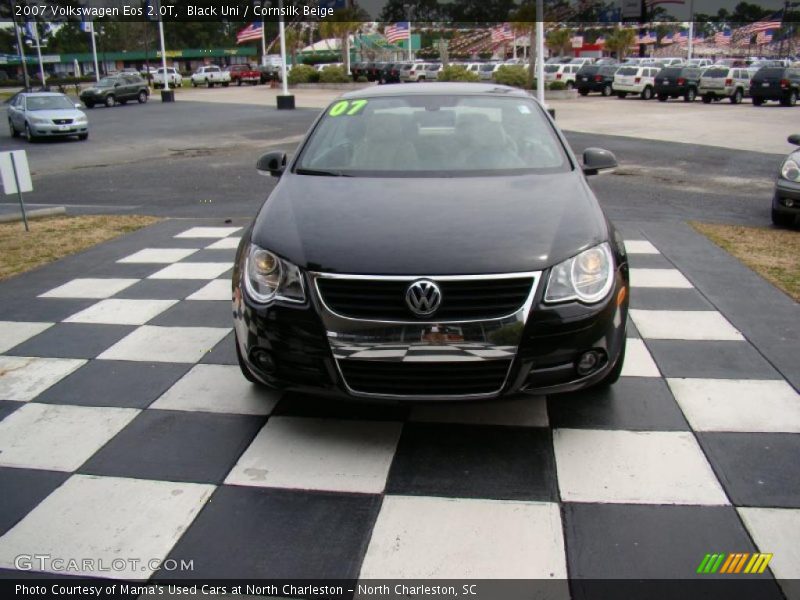Black Uni / Cornsilk Beige 2007 Volkswagen Eos 2.0T