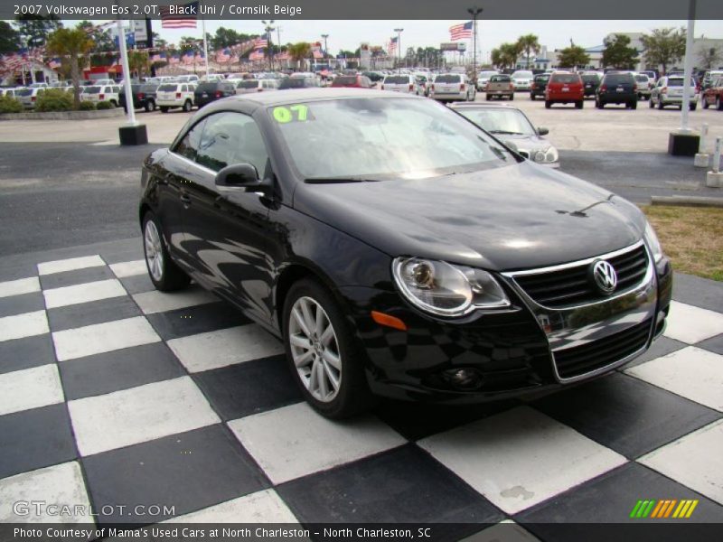 Black Uni / Cornsilk Beige 2007 Volkswagen Eos 2.0T