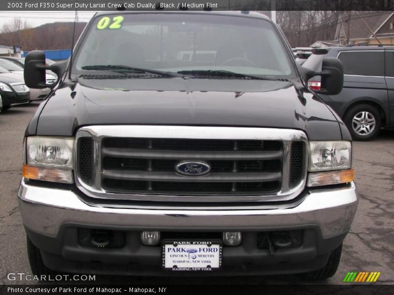 Black / Medium Flint 2002 Ford F350 Super Duty Lariat Crew Cab Dually