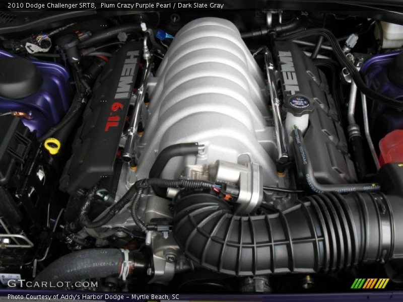 Plum Crazy Purple Pearl / Dark Slate Gray 2010 Dodge Challenger SRT8