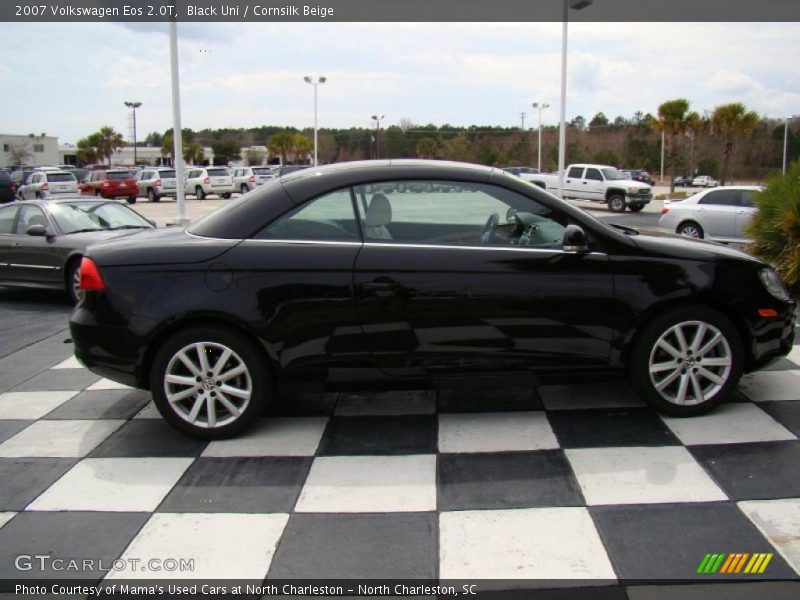 Black Uni / Cornsilk Beige 2007 Volkswagen Eos 2.0T