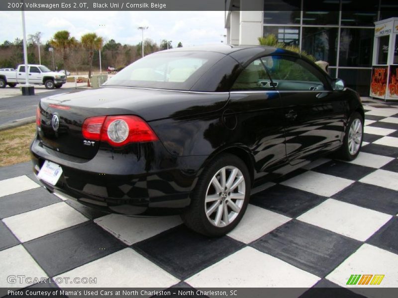 Black Uni / Cornsilk Beige 2007 Volkswagen Eos 2.0T