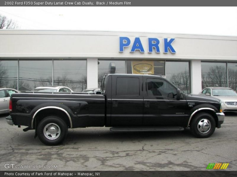 Black / Medium Flint 2002 Ford F350 Super Duty Lariat Crew Cab Dually