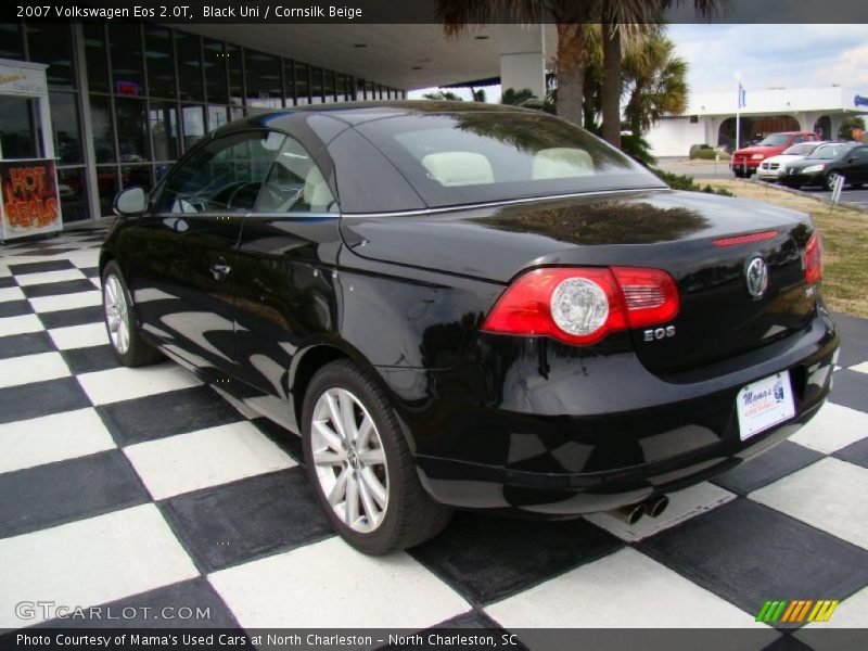 Black Uni / Cornsilk Beige 2007 Volkswagen Eos 2.0T