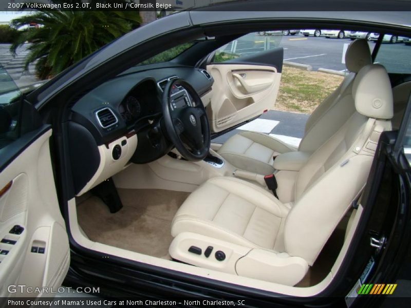 Black Uni / Cornsilk Beige 2007 Volkswagen Eos 2.0T