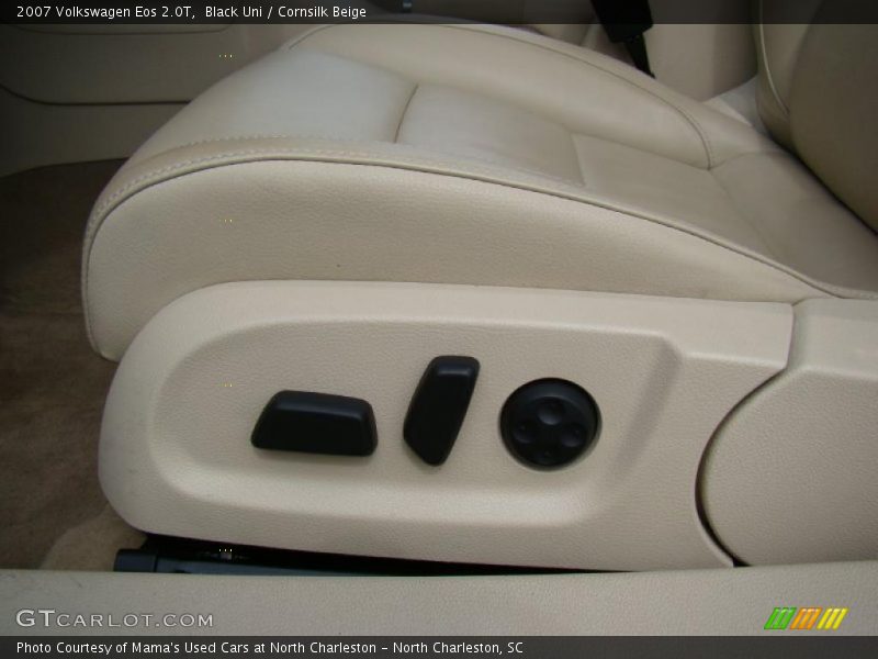Black Uni / Cornsilk Beige 2007 Volkswagen Eos 2.0T
