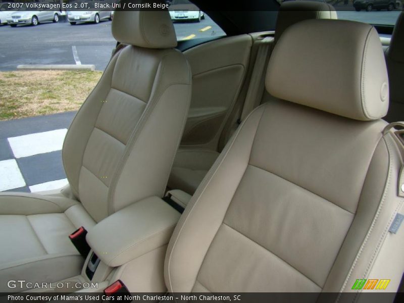Black Uni / Cornsilk Beige 2007 Volkswagen Eos 2.0T