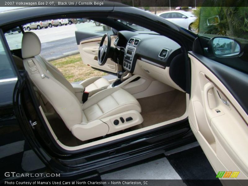 Black Uni / Cornsilk Beige 2007 Volkswagen Eos 2.0T