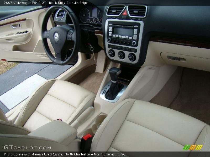 Black Uni / Cornsilk Beige 2007 Volkswagen Eos 2.0T
