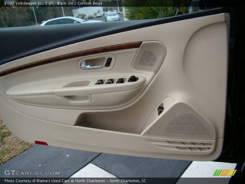 Black Uni / Cornsilk Beige 2007 Volkswagen Eos 2.0T