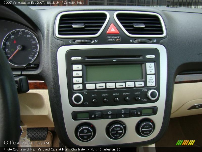 Black Uni / Cornsilk Beige 2007 Volkswagen Eos 2.0T