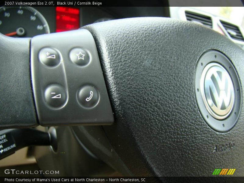 Black Uni / Cornsilk Beige 2007 Volkswagen Eos 2.0T