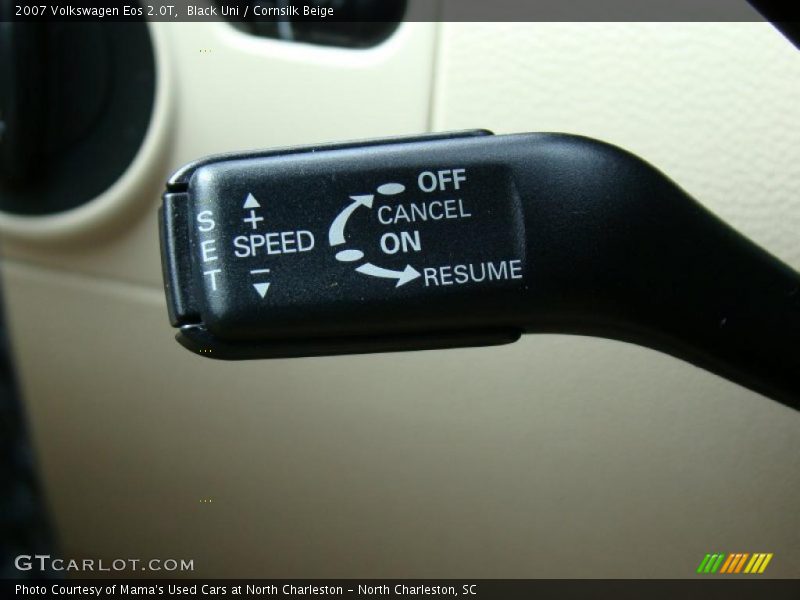 Black Uni / Cornsilk Beige 2007 Volkswagen Eos 2.0T