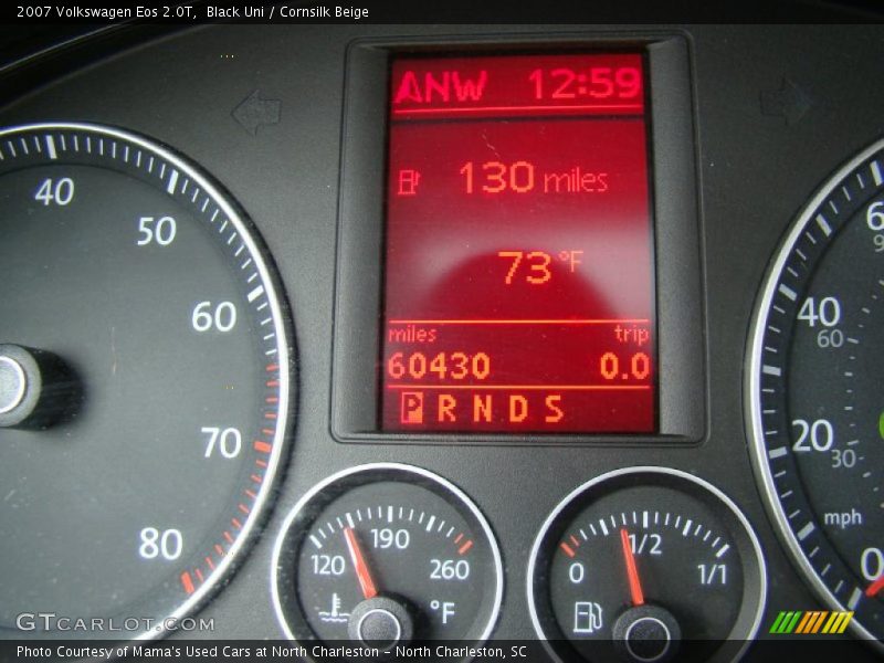 Black Uni / Cornsilk Beige 2007 Volkswagen Eos 2.0T