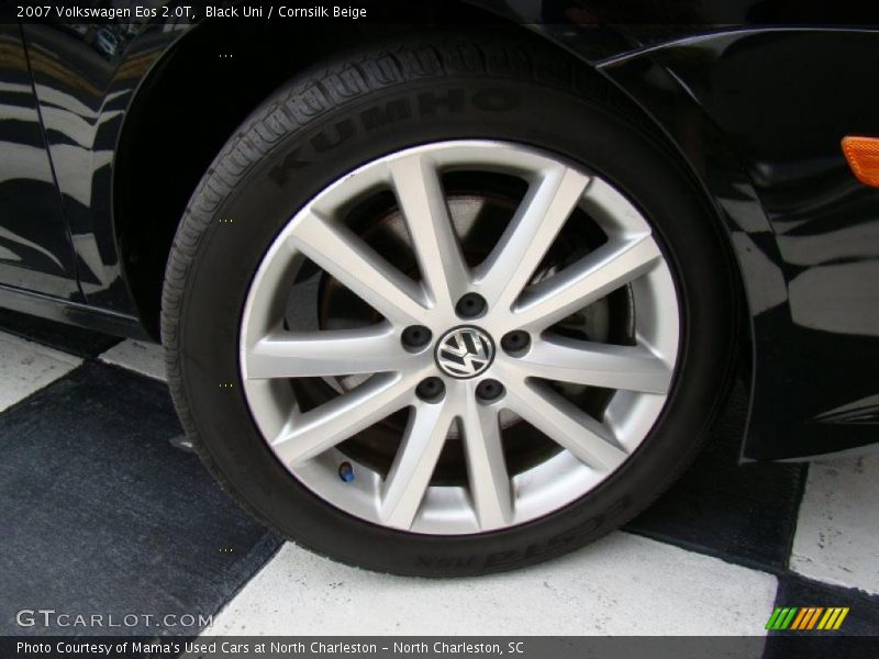 Black Uni / Cornsilk Beige 2007 Volkswagen Eos 2.0T