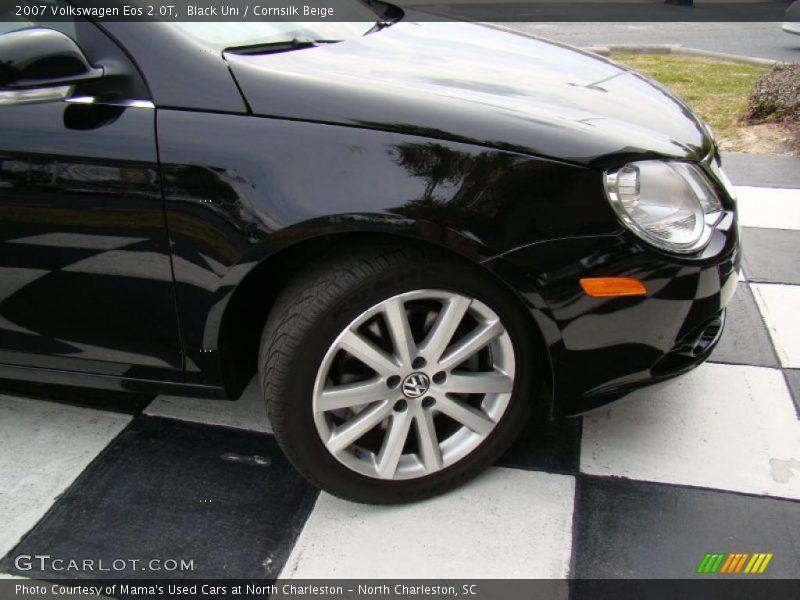 Black Uni / Cornsilk Beige 2007 Volkswagen Eos 2.0T
