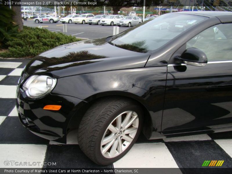 Black Uni / Cornsilk Beige 2007 Volkswagen Eos 2.0T
