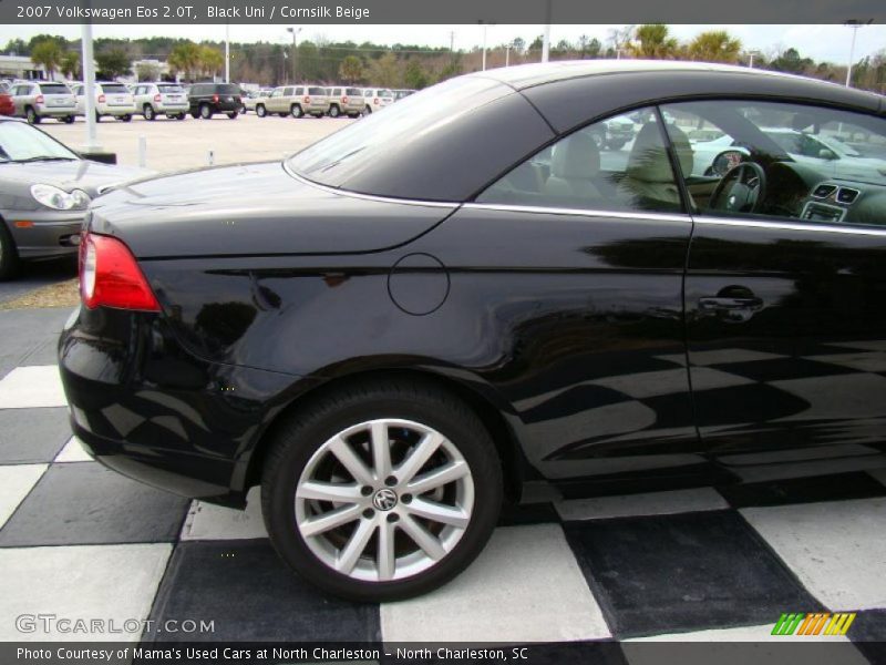 Black Uni / Cornsilk Beige 2007 Volkswagen Eos 2.0T