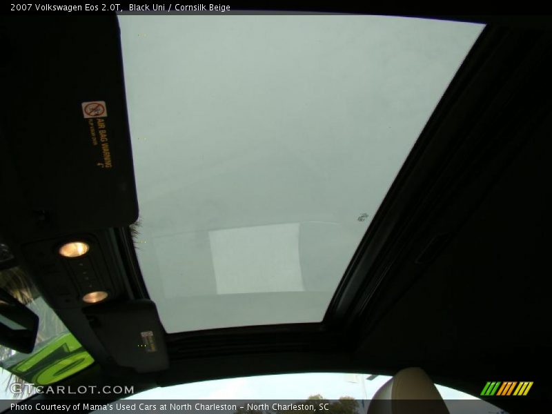 Black Uni / Cornsilk Beige 2007 Volkswagen Eos 2.0T