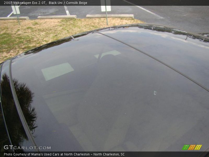Black Uni / Cornsilk Beige 2007 Volkswagen Eos 2.0T