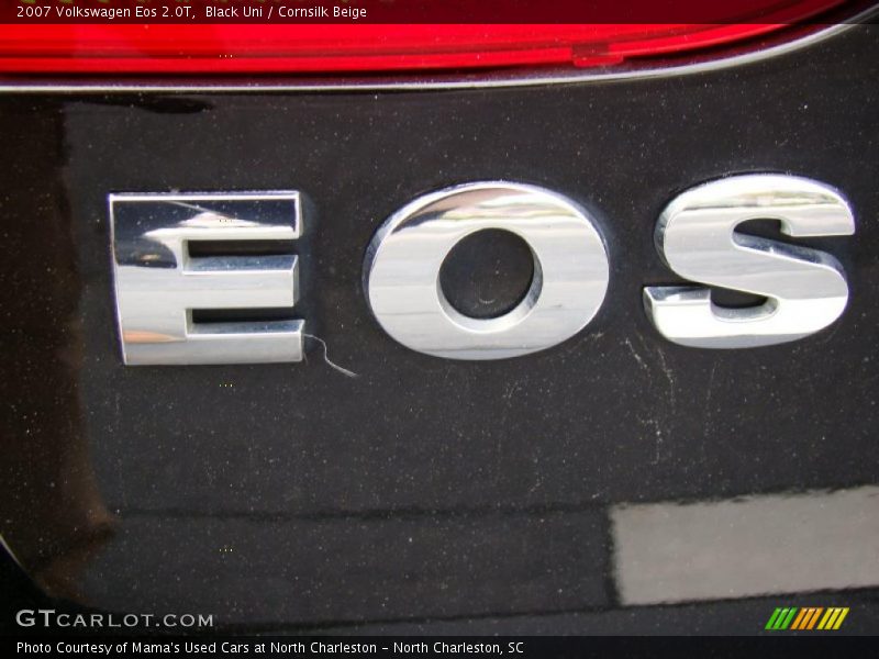 Black Uni / Cornsilk Beige 2007 Volkswagen Eos 2.0T